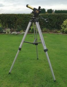 The society's PST, set up on tripod