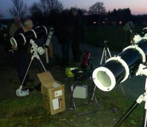 Members setting up at Bobbington
