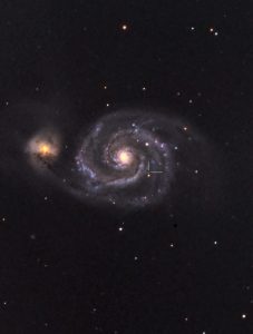 M51 with mystery object
