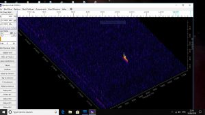 Meteor detection in Speclab (type A)