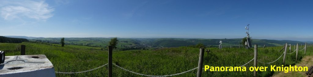 Panorama over Knighton