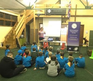 Cath giving a presentation