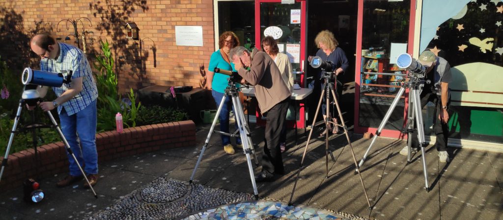 Solar Observing at Perton Library