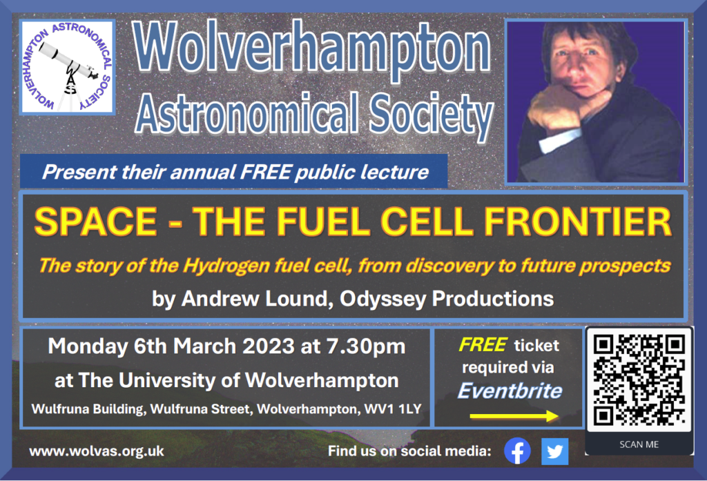 Image for talk on Space the fuel cell frontier by Andrew lound