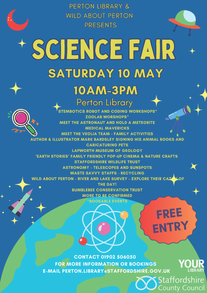 Perton Library Science Fair poster